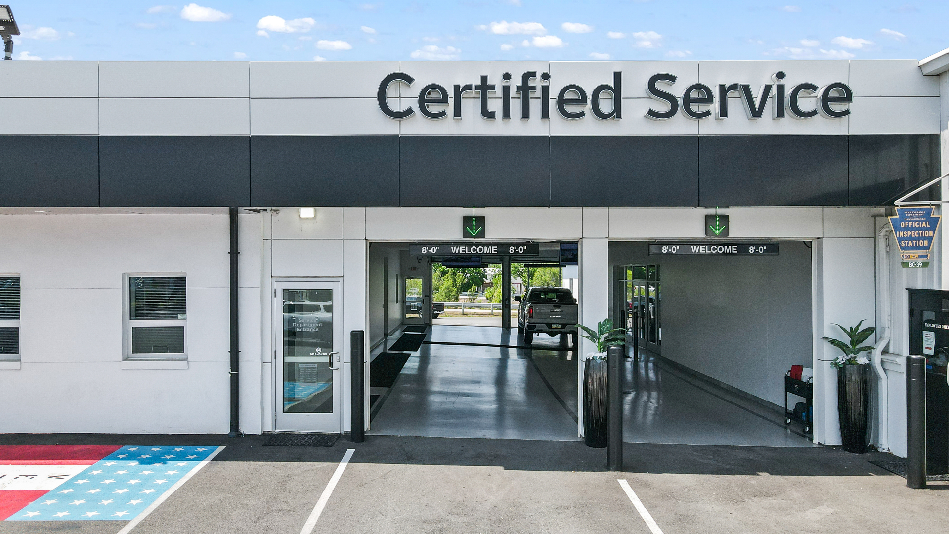 Certified Service entrance at Patriot Buick GMC of Boyertown